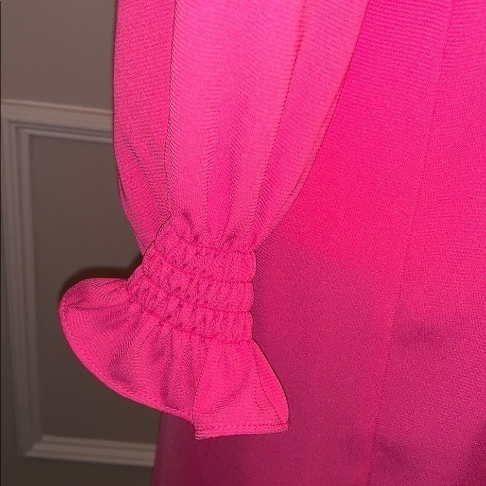 𝅺nine West Dress L/S Hot Pink Size M - Picture 2 of 8